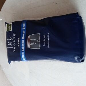 NWT George 6 Pack Cotton Stretch Boxer Brief